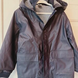 ❌Sold❌Petit bateau Kids Unisex Navy Hooded Rain Jacket